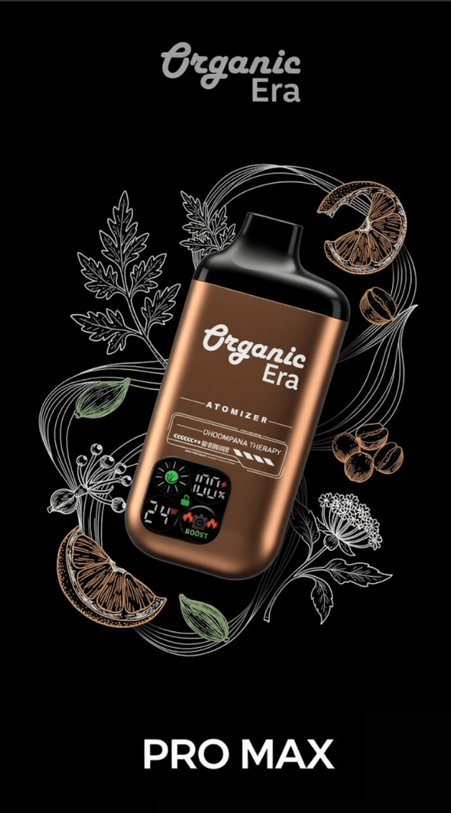 Organic Era atomizer, editorial creative shot
